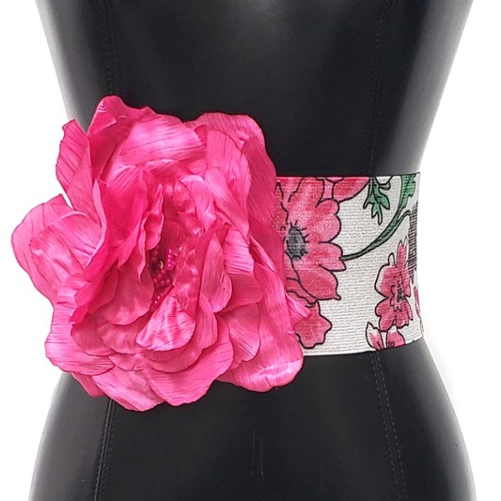 3D flower corset belt, women fashion